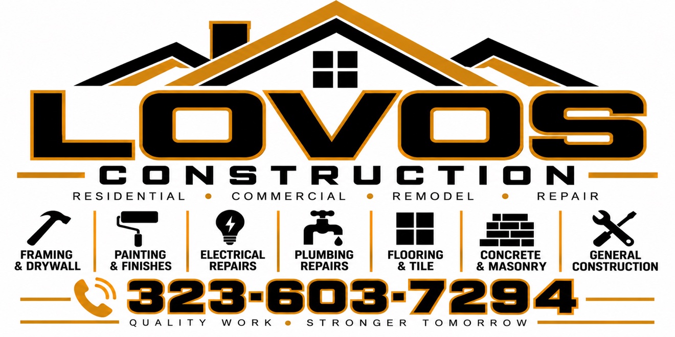 Lovos Construction — quality work, stronger tomorrow